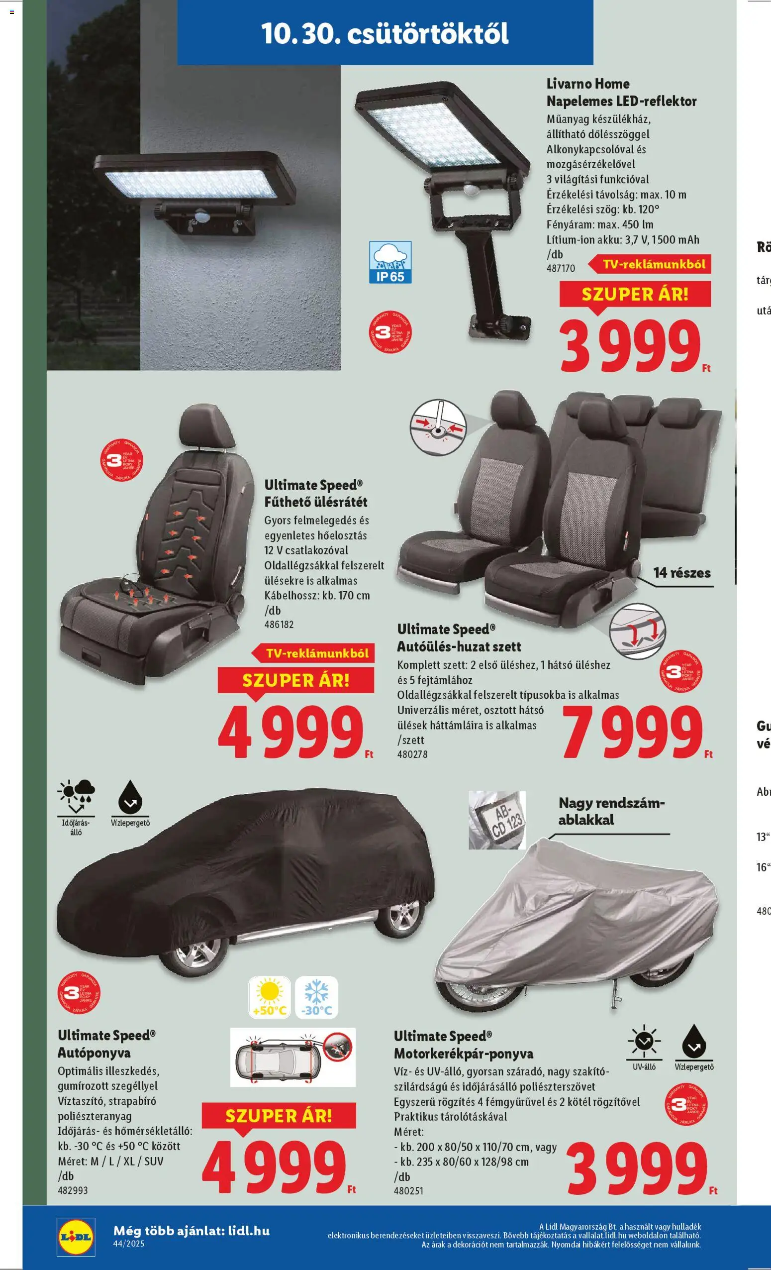Lidl akciós ujság - amely érvényes a következő dátumtól: 30.10.2025 | Oldal: 20 | Termékek: Kötél