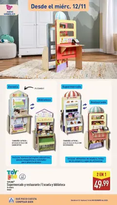 Vista previa Aldi folleto Península válido desde el 10.11.2025 | Página: 24 | Productos: Bolsa, Κούβα, Biblioteca