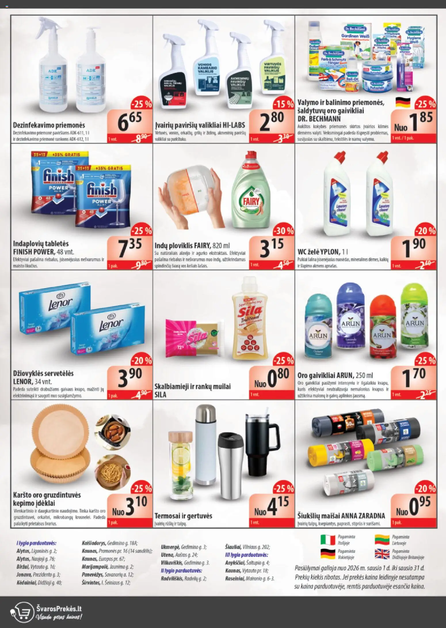 Švaros Prekés akcijos nuo 01.01.2026 | Puslapis: 4