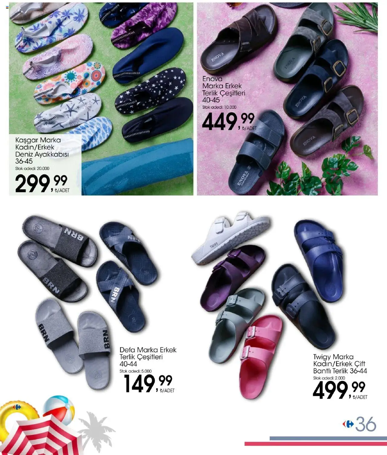 CarrefourSA - Tatil Katalogu  - 02.06.2025 tarihinden itibaren geçerlidir | Sayfa: 36 | Ürünler: Terlik