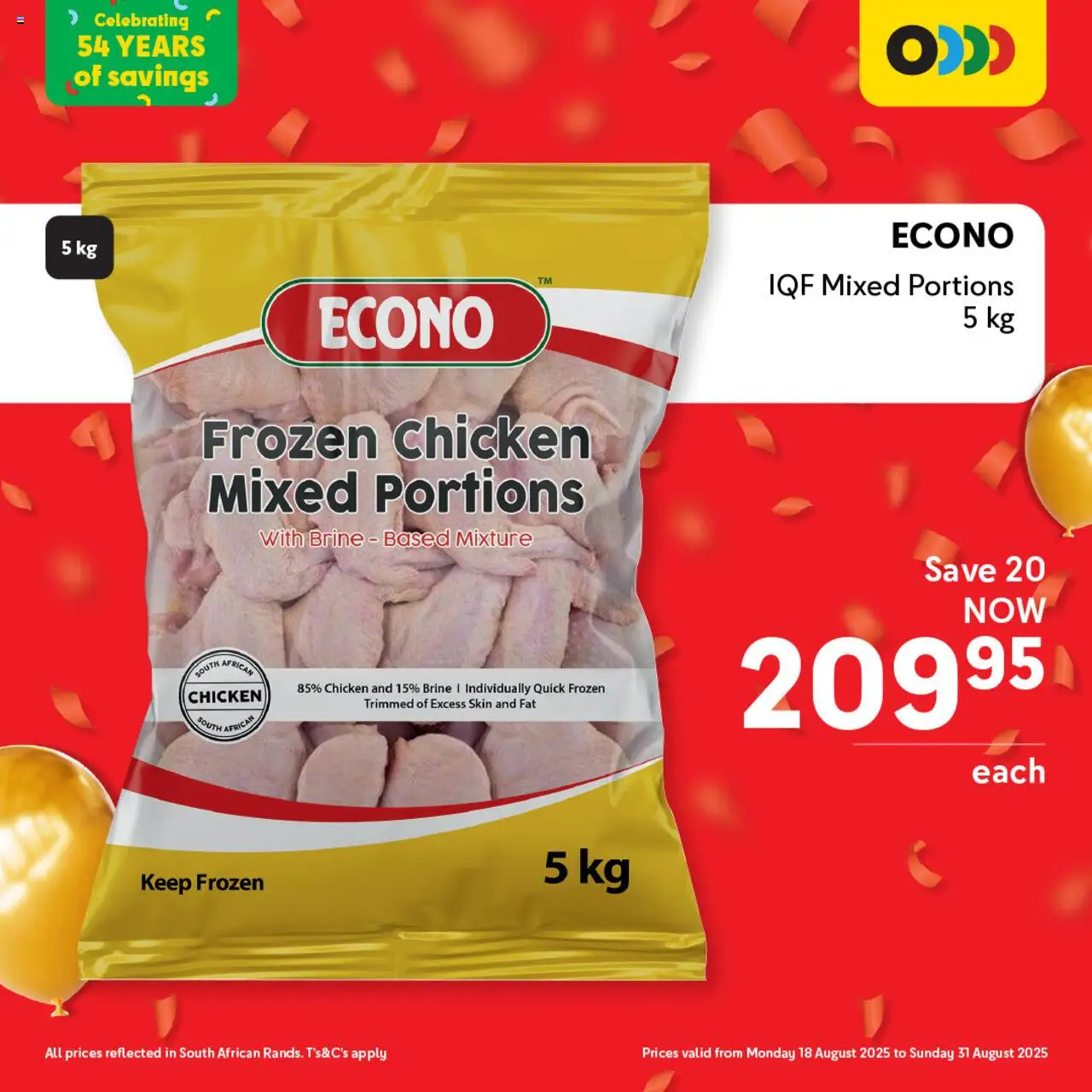 Makro After Party Frozen Food │ valid from 18.08.2025 | Page: 19 | Products: Chicken