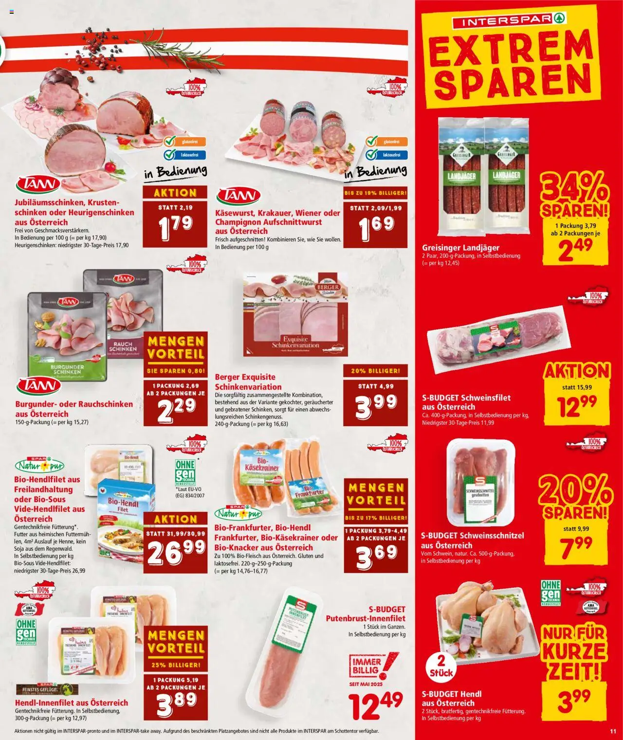 Interspar Flugblatt - Wien gültig ab 25.09.2025 | Seite: 13 | Produkte: Schinken