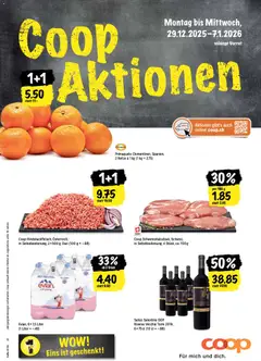 Coop Aktionen ab 29.12.2025 gültig