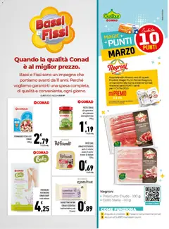 Anteprima del volantino PATÉ CANE CONAD PETFRIENDS pollo & vitello/ manzo & pollo/ manzo & verdure, 150 g valido a partire dal 11.03.2026 | Pagina: 5 | Prodotti: Paté, Verdure, Prosciutto, Video