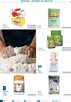Metro - Poslovna rješenja - Proizvodi za slastičarstvo - Pregled kataloga iz trgovine Metro, vrijedi od 10.02.2026 | Stranica: 16 | Proizvodi: Prašak za pecivo, Pecivo, Kvasac