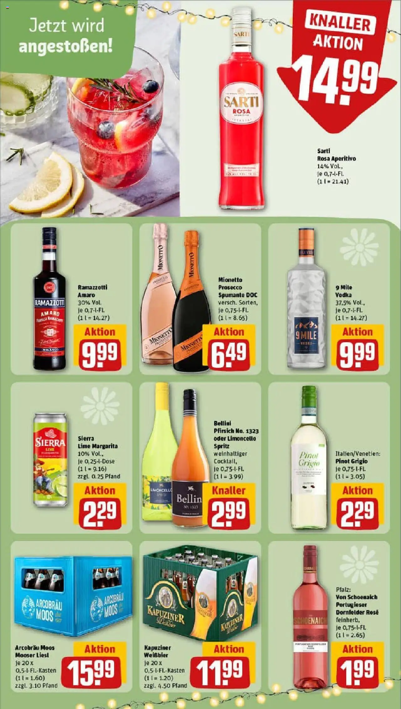 Rewe prospekt Bad Brückenau	 - gültig ab dem 13.07.2025 | Seite: 23 | Produkte: Weißbier, Pfirsich, Vodka, Ramazzotti
