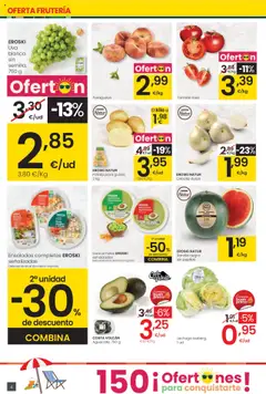 Eroski - Center │ válido desde el 31.07.2025 | Página: 4 | Productos: Guacamole, Ensalada, Παγωμένο τσάι, Sandía