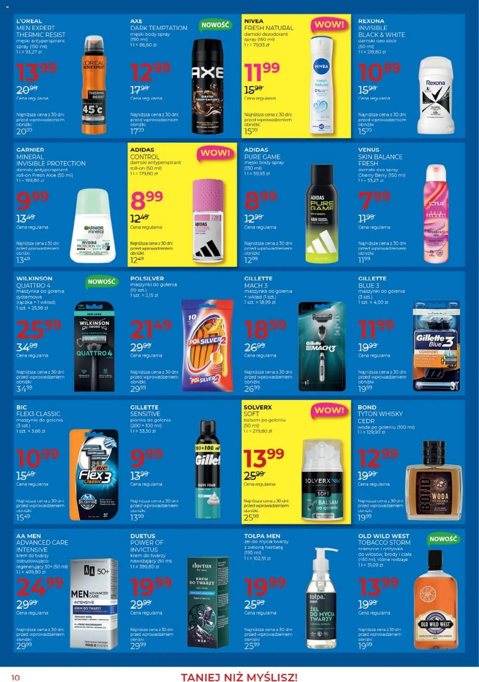 Jawa gazetka od 04.03.2026 | Strona: 10 | Produkty: Pianka do golenia, Dezodorant, Whisky, Krem do twarzy