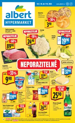 Náhled letáku Albert leták - Hypermarket od 01.10.2025