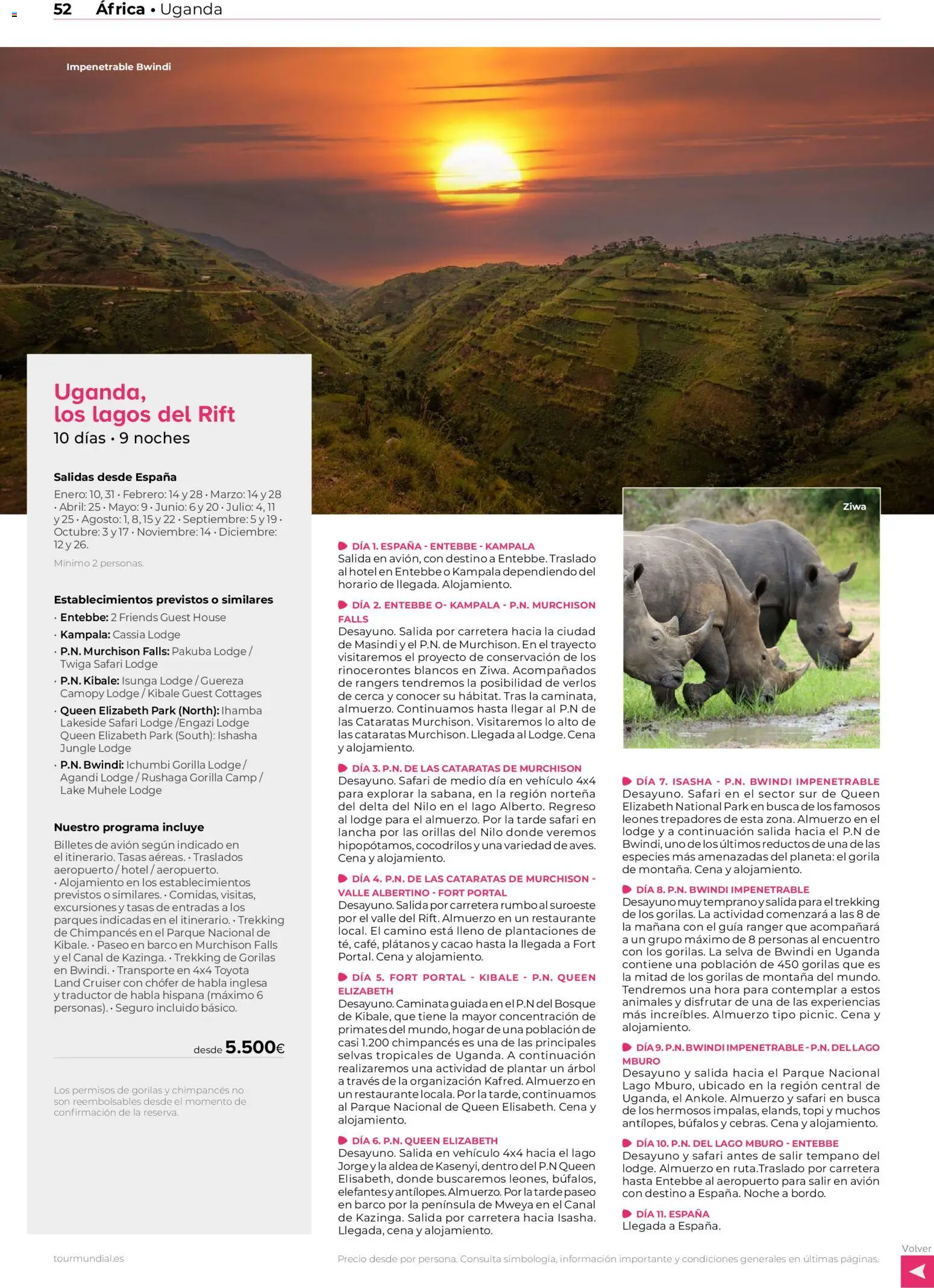 Viajes El Corte Inglés Africa y Oriente Medio │ válido desde el 01.01.2026 | Página: 52 | Productos: Φρυγανιές σικάλεως