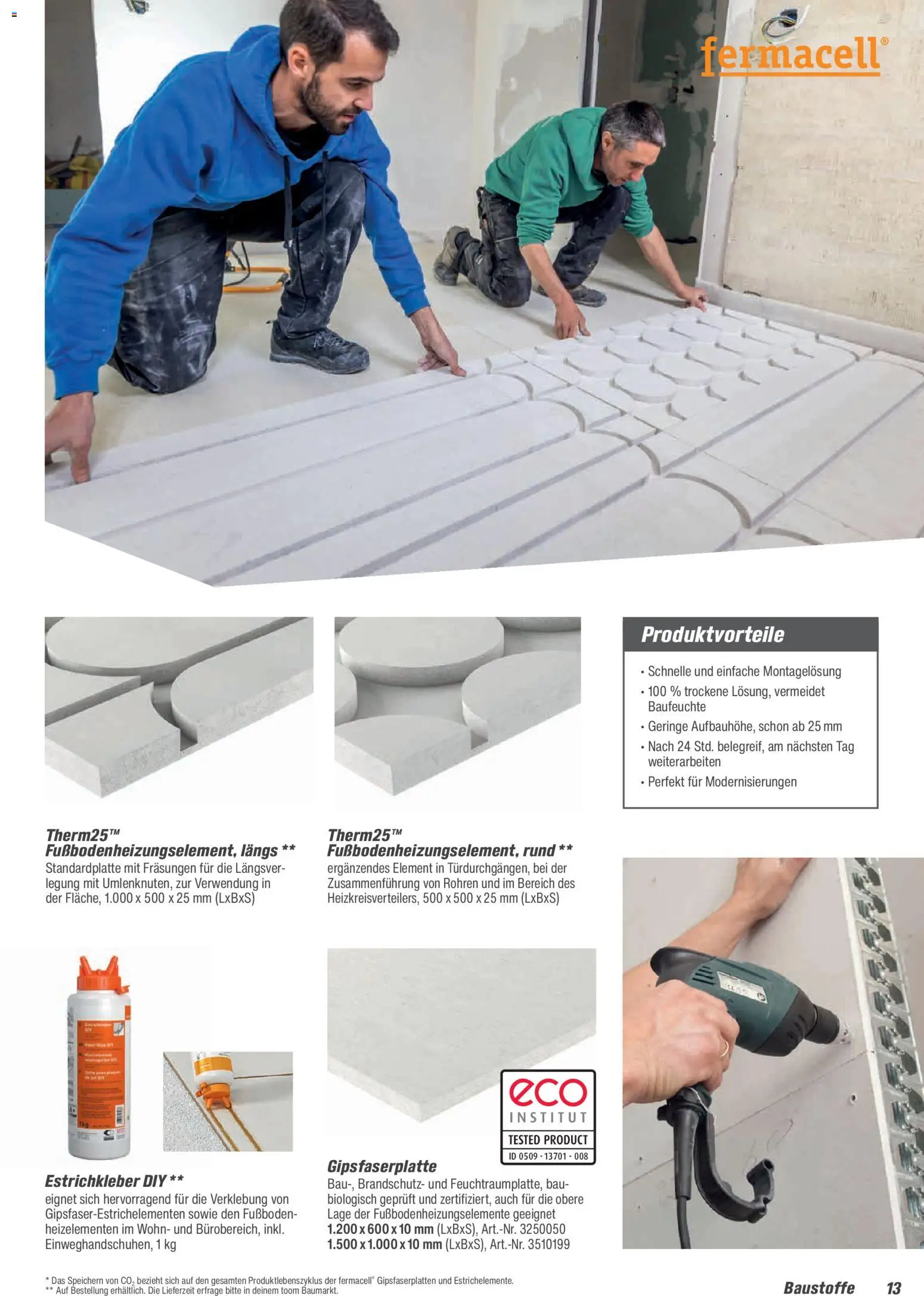 Toom Baumarkt Baustoffe & Bauelemente 2026 – gültig ab 20.02.2026 | Seite: 13