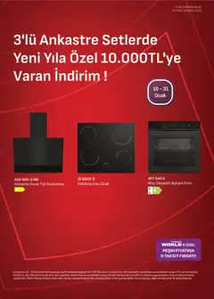 16.01.2026 tarihinden itibaren geçerli olan Arçelik kataloğu önizlemesi