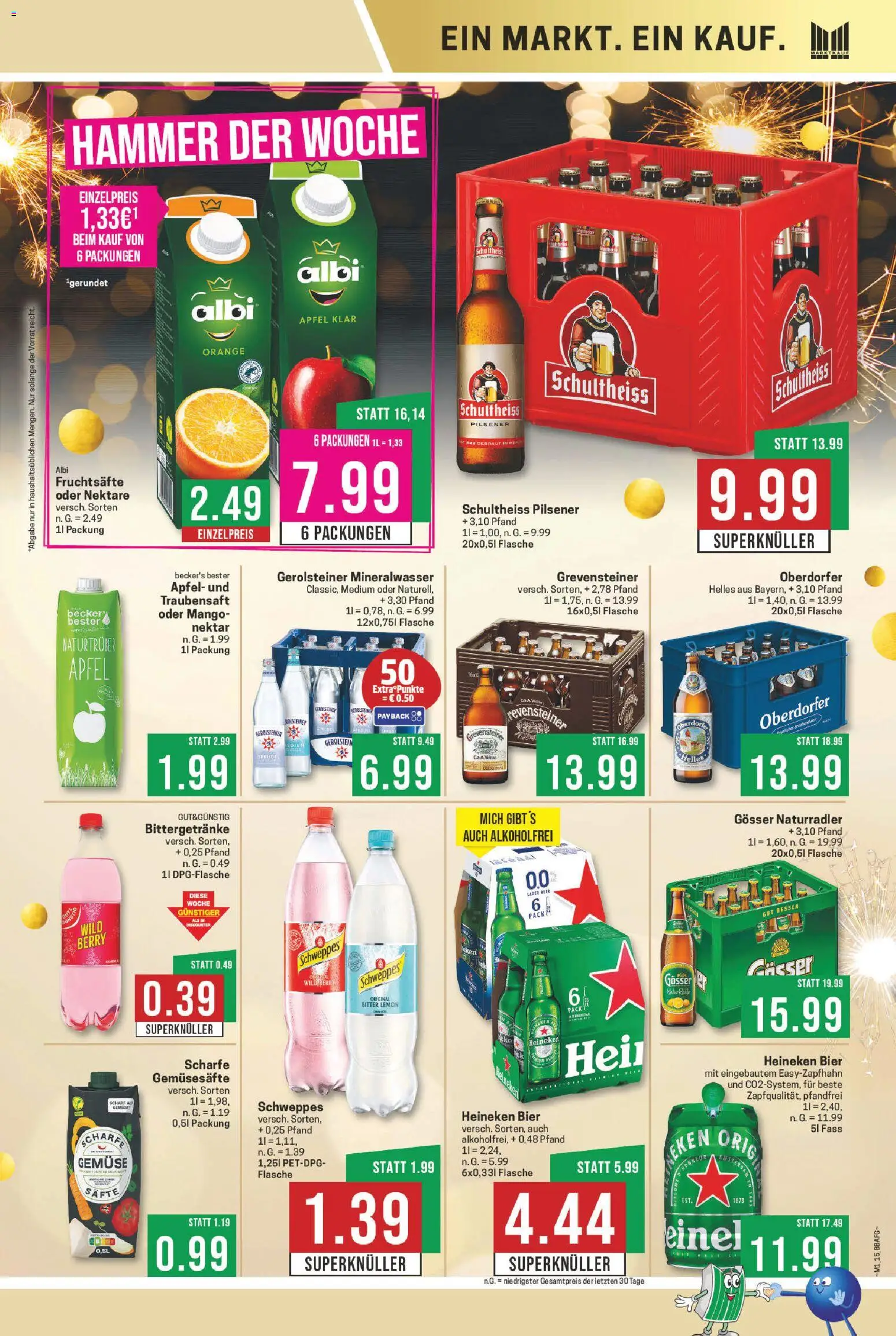 Marktkauf Prospekt 	 – gültig ab 29.12.2025 | Seite: 15 | Produkte: Äpfel, Schweppes, Gemüse, Mango