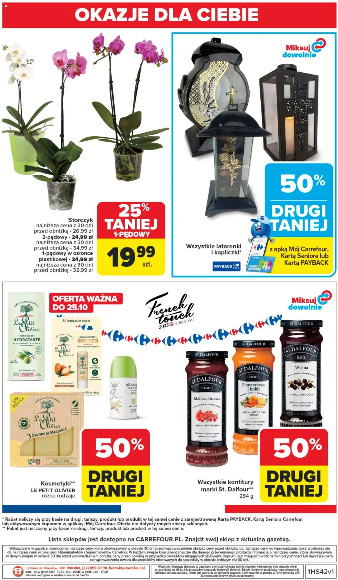 Carrefour Gazetka od 13.10.2025 | Strona: 48 | Produkty: Karta, Imbir, Por, Storczyk