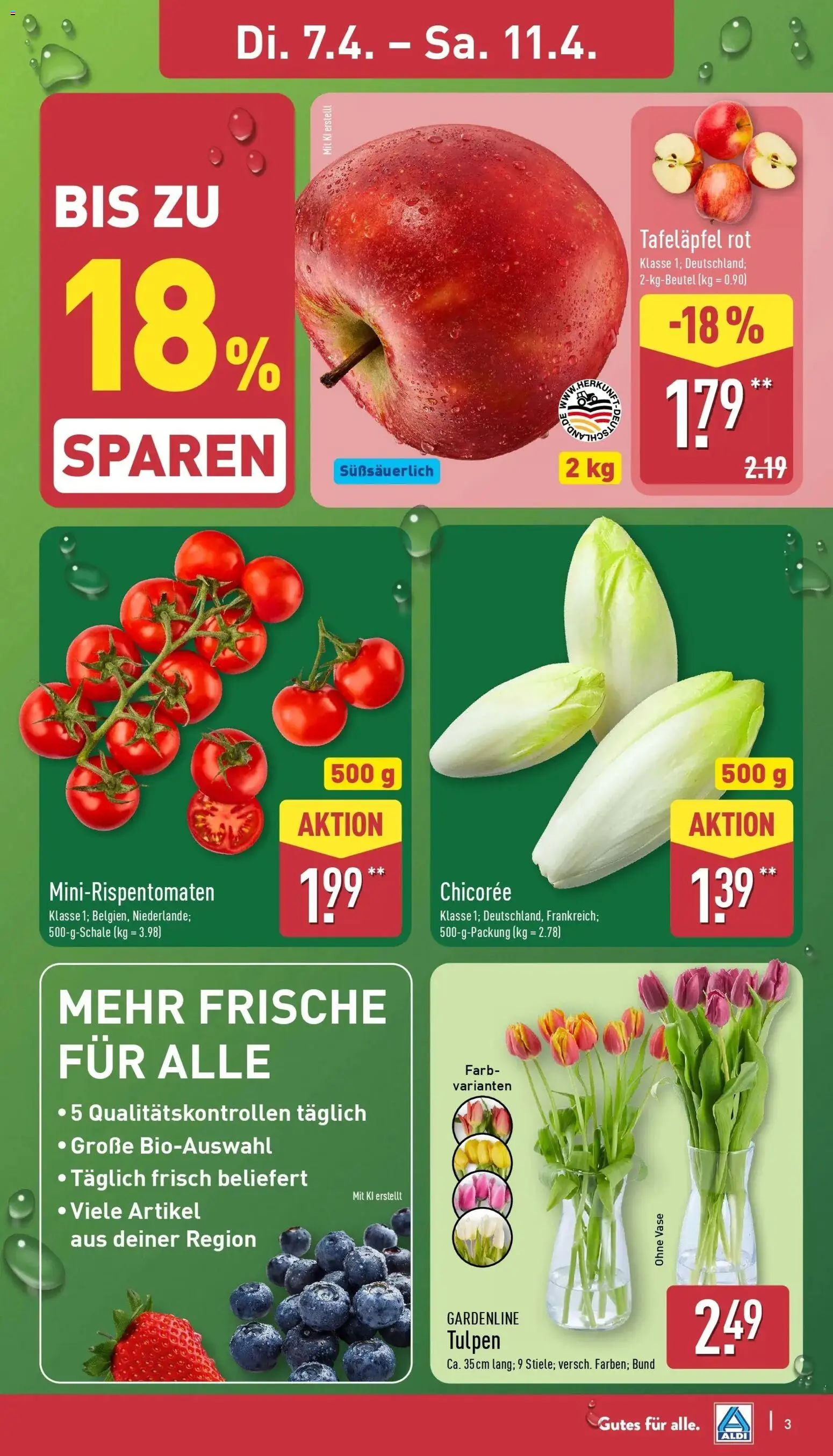 Aldi - ALDI Nord: Wochenangebote – gültig ab 05.04.2026 | Seite: 3 | Produkte: Vase