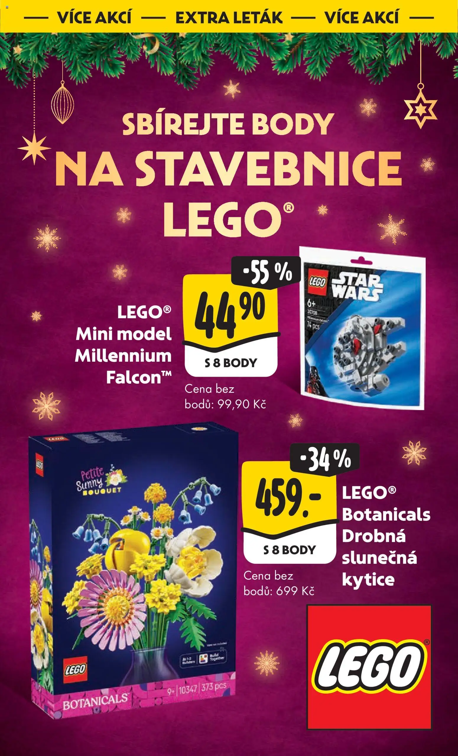 Albert leták - Hypermarket od 19.11.2025 | Strana: 57 | Produkty: LEGO, Stavebnice, Kytice, Body