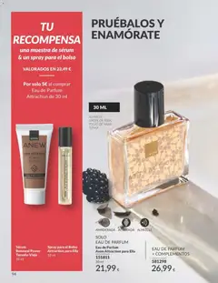 Vista previa Eau de Parfum Avon Attraction para Ella, Eau de Parfum Avon Attraction para Ella 30 ml válido desde el 01.01.2026 | Página: 94 | Productos: Perfume, Sérum, Bolso, Eau de parfum