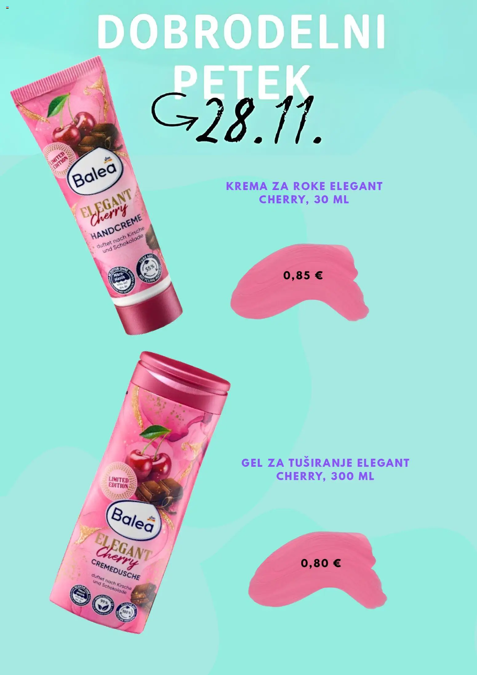 Novi DM Drogerie Markt katalog ponudbe – veljaven od 28.11.2025 | Stran: 4 | Izdelki: Krema, Krema za roke, Gel za tusiranje