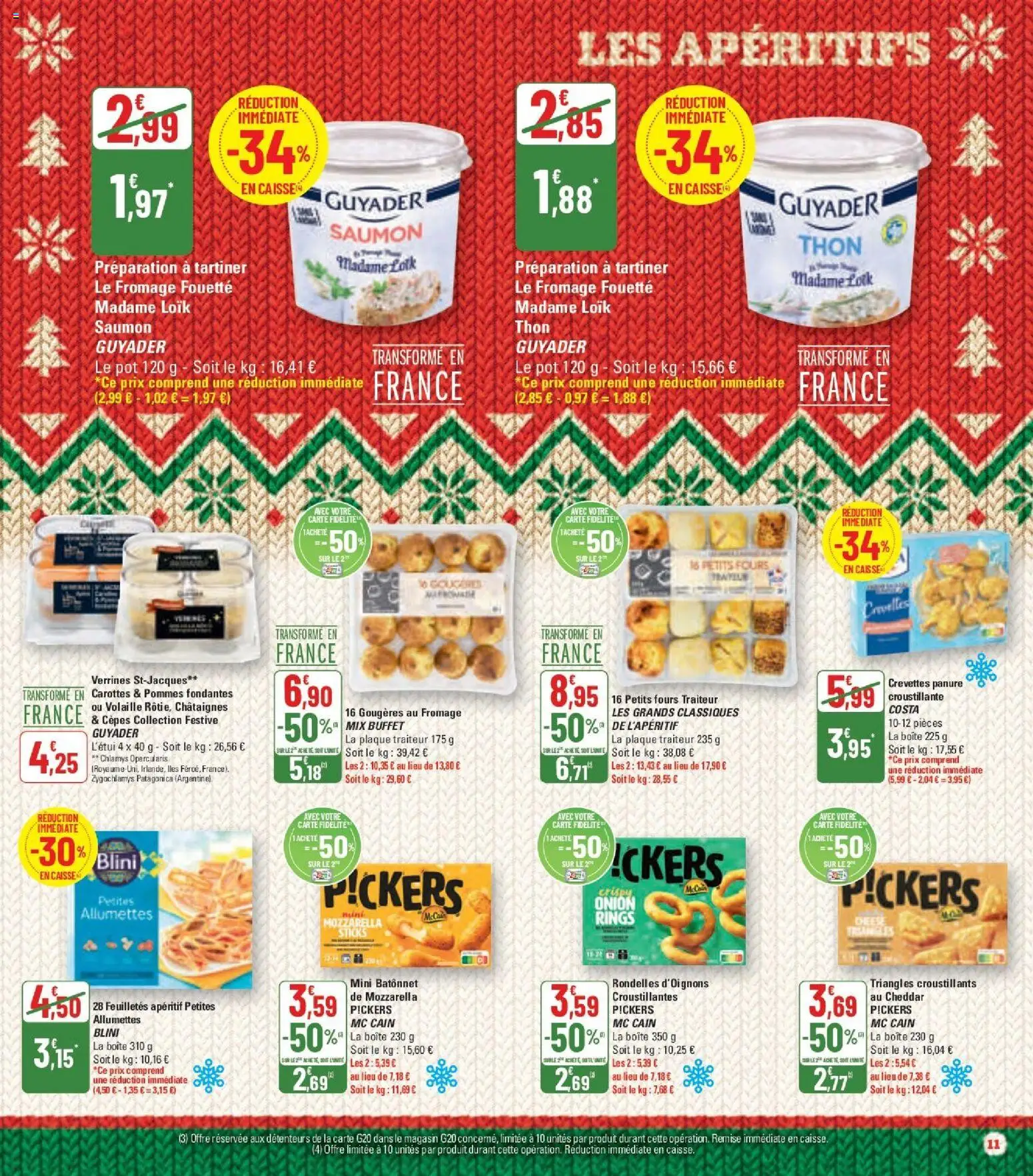 {H1} | Page: 11 | Produits: Volaille, Mozzarella, Buffet, Saumon