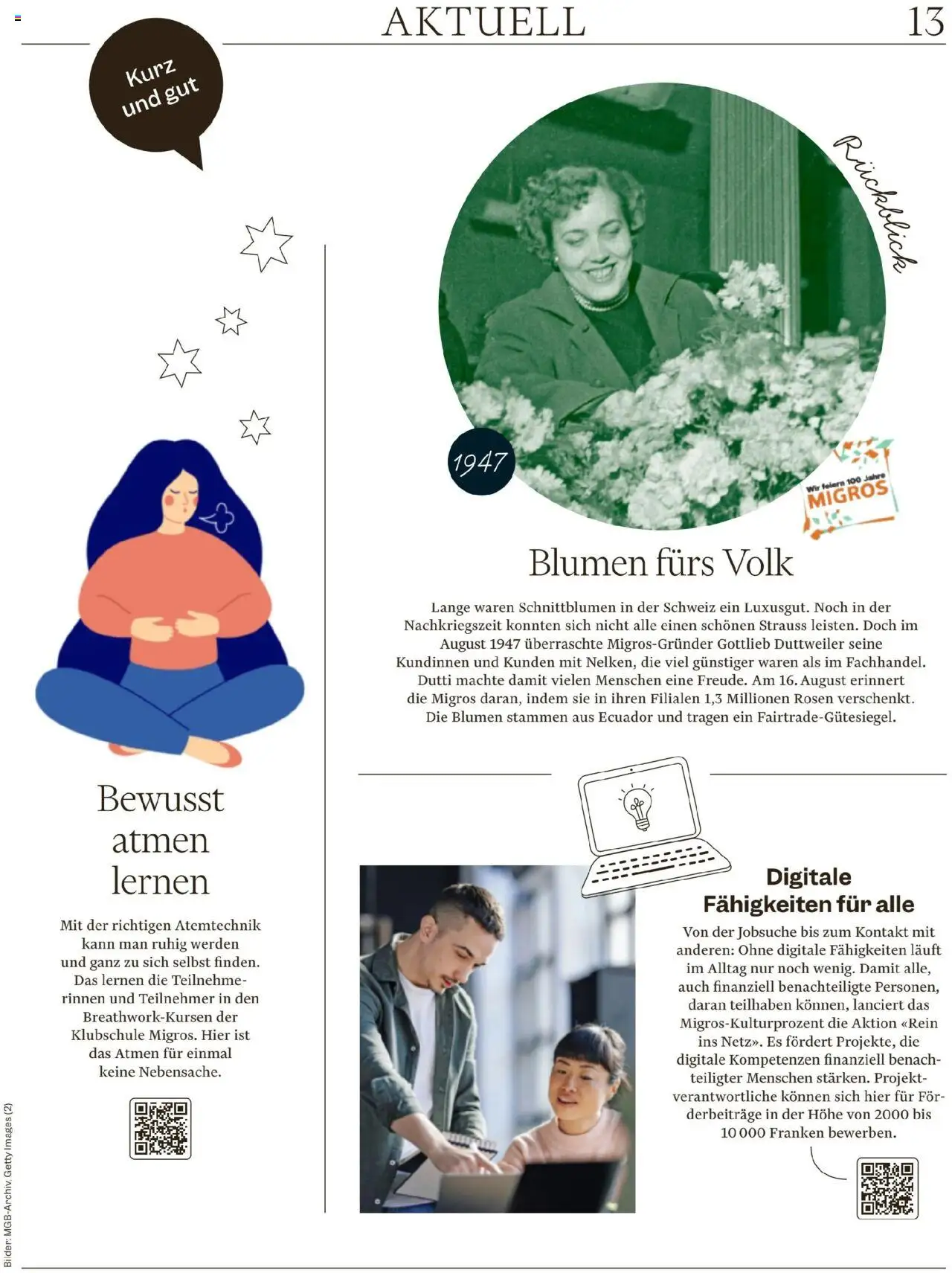 Migros - Magazin ab 12.08.2025 | Seite: 13 | Produkte: Bilder