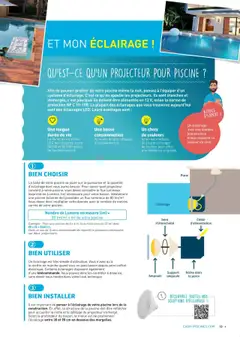 Cash Piscines - Prévisualisation de Cash Piscines catalogue valide à partir de 01.03.2024 | Page: 19 | Produits: Câble, Projecteur