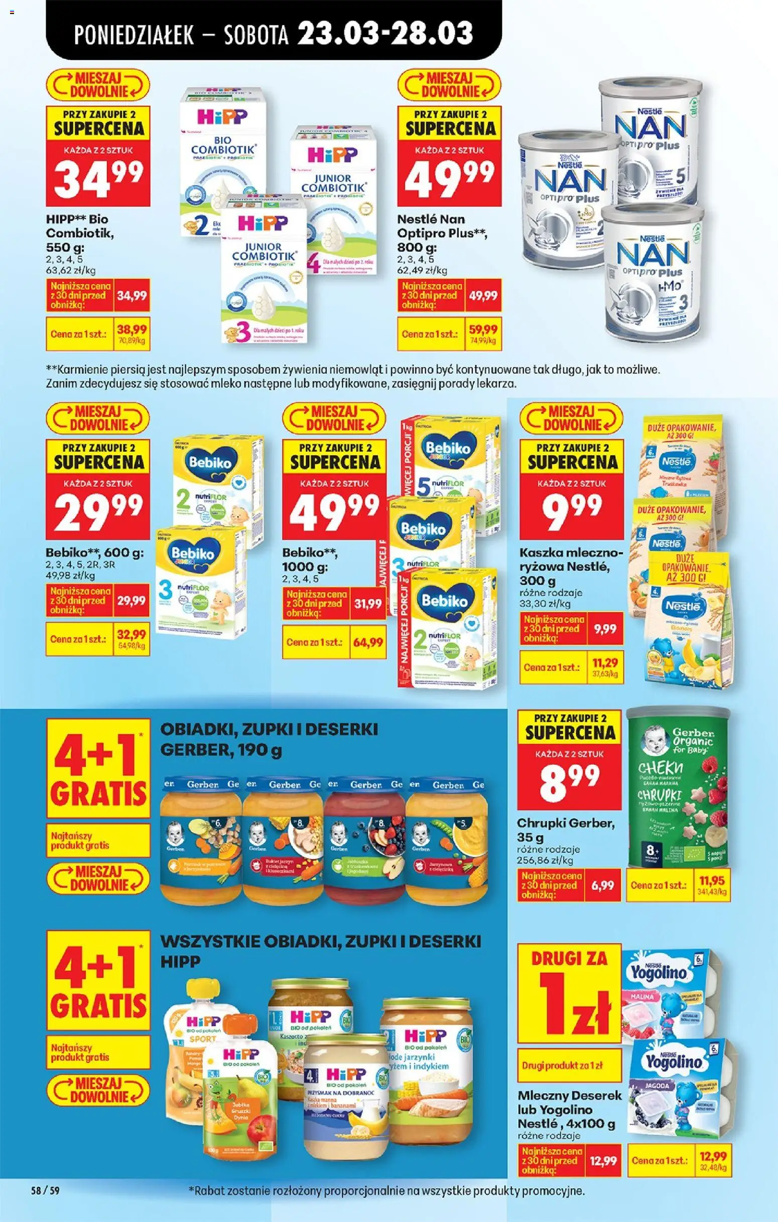 Biedronka Polsko leták od 23.03.2026 | Strana: 82 | Produkty: Mléko, Banán, Hipp