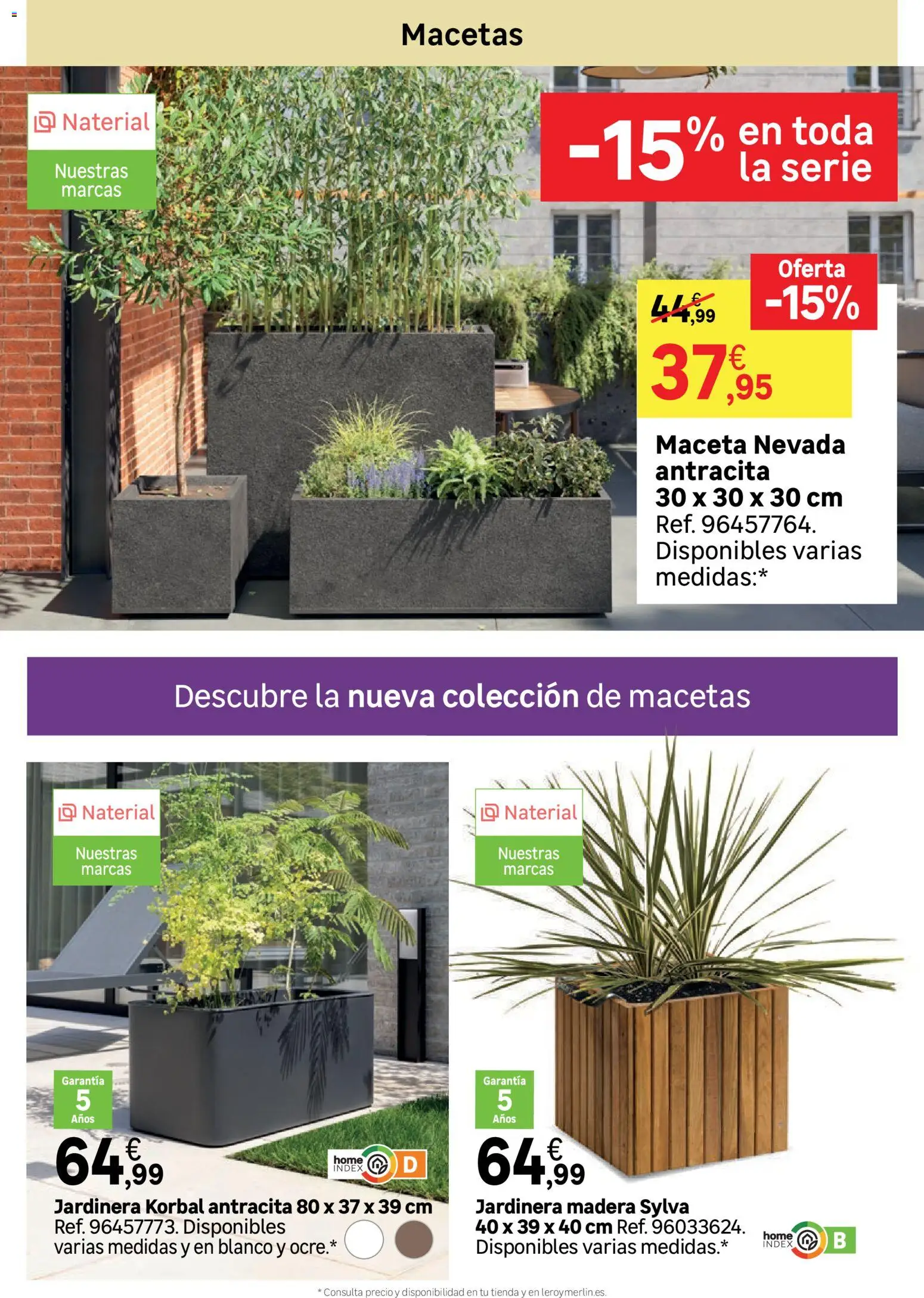 Leroy Merlin catálogo │ válido desde el 24.03.2026 | Página: 106 | Productos: Jardinera, Maceta