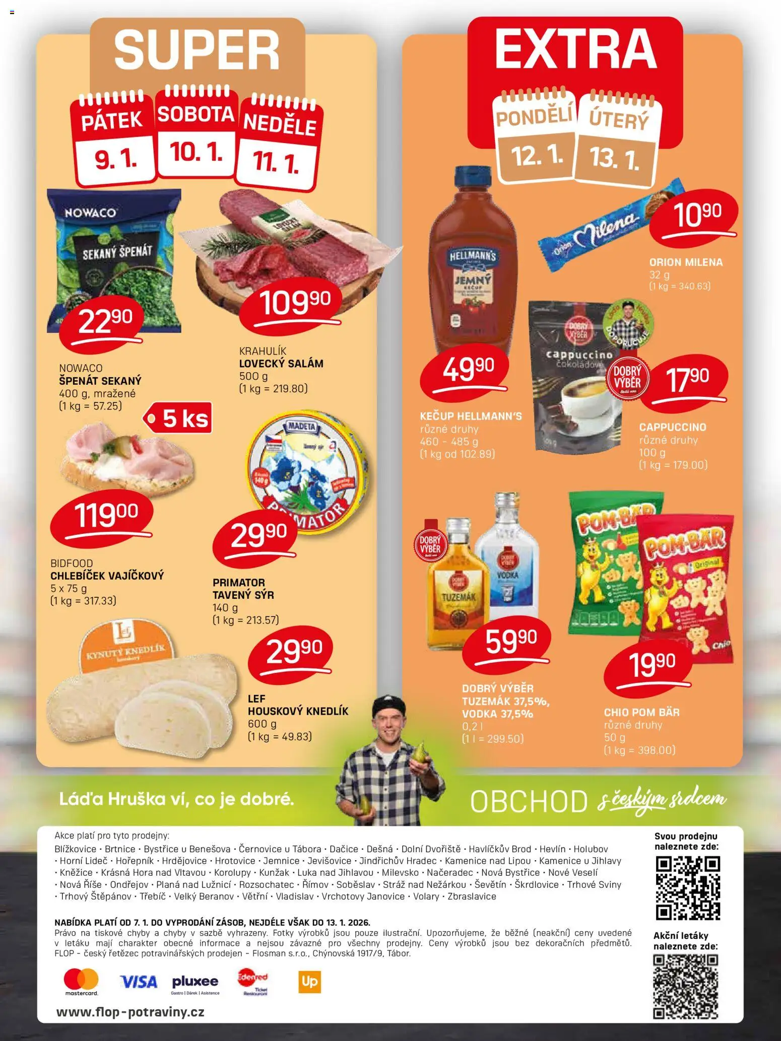 Flop leták od 07.01.2026 | Strana: 12 | Produkty: Kečup, Cappuccino, Tuzemák, Lovecký salám