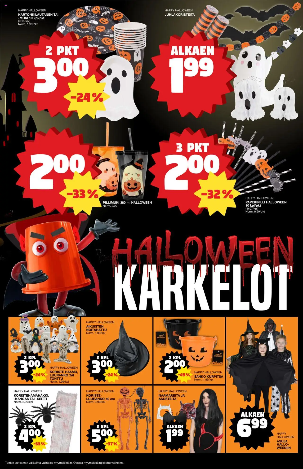 Tokmanni tarjoukset – voimassa 20.10.2025 alkaen | Sivu: 4 | Tuotteet: Muki, Kangas, Kurpitsa
