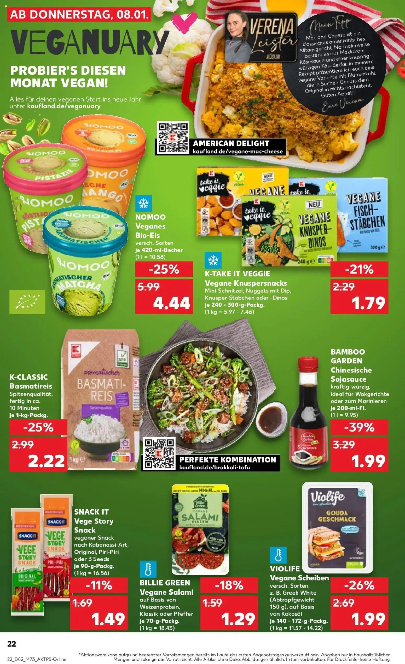 Kaufland prospekt Herzberg (Elster)	 – gültig ab 08.01.2026 | Seite: 22 | Produkte: Gouda, Fisch, Pfeffer, Salami