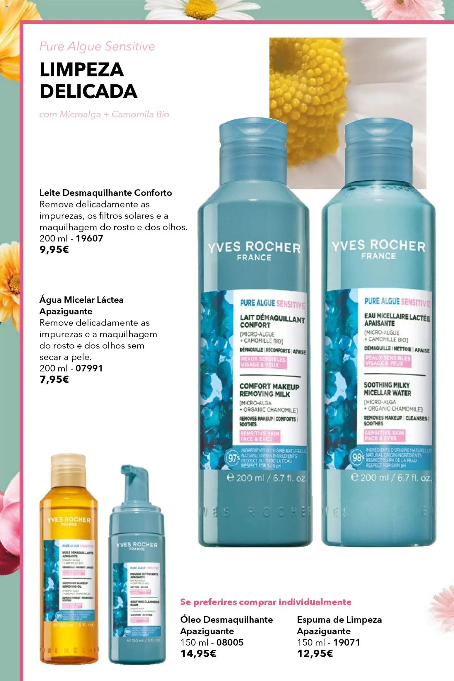 Yves Rocher catálogo 6 │ válido de 17.04.2026 | Página: 22 | Produtos: Agua, Água micelar, Maquilhagem, Óleo