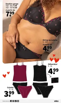 Wibra - Prévisualisation de Wibra catalogue valide à partir de 02.02.2026 | Page: 5 | Produits: Débardeur, Culotte