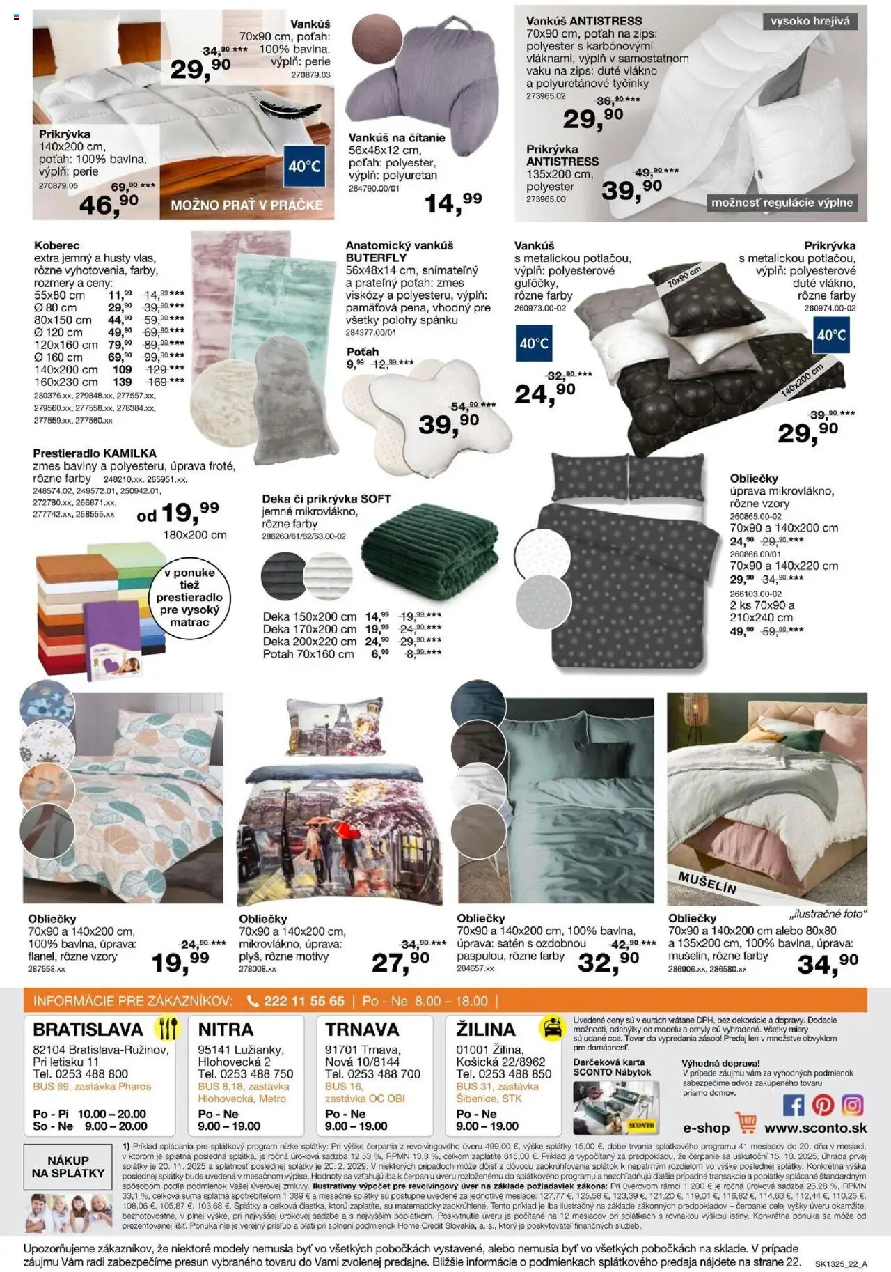 Nové Sconto nábytok akcie – leták je platný od 15.10.2025 | Strana: 22