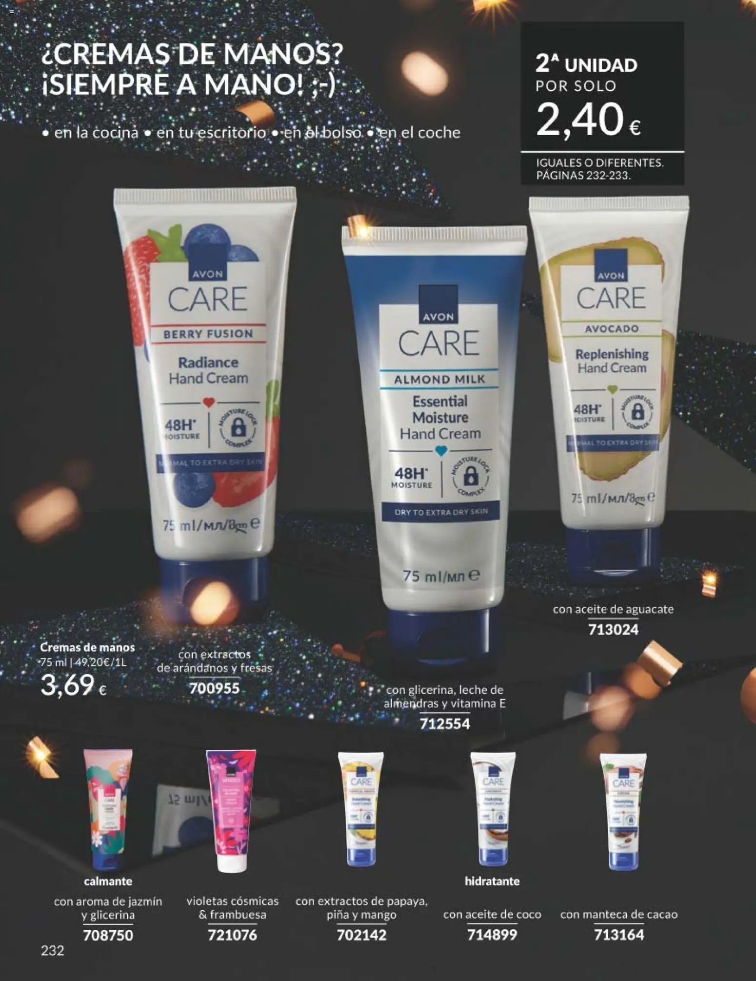 Catálogo AVON campaña 11 Black Friday │ válido desde el 01.11.2025 | Página: 232 | Productos: Manteca, Aceite, Aceite de coco, Cocina