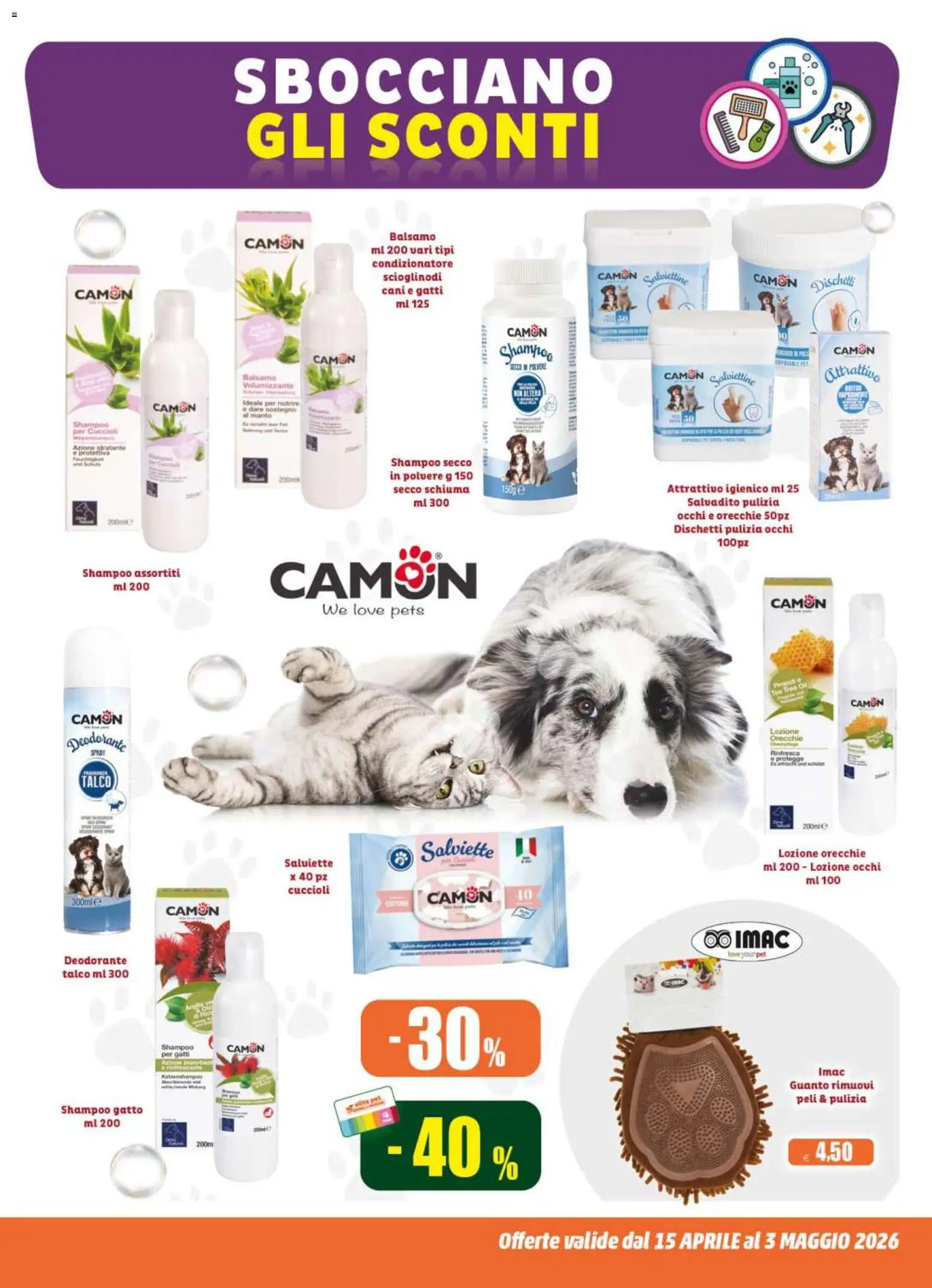 Volantino Elite Supermercati del 15.04.2026 | Pagina: 15 | Prodotti: Shampoo, Balsamo, Talco, Condizionatore