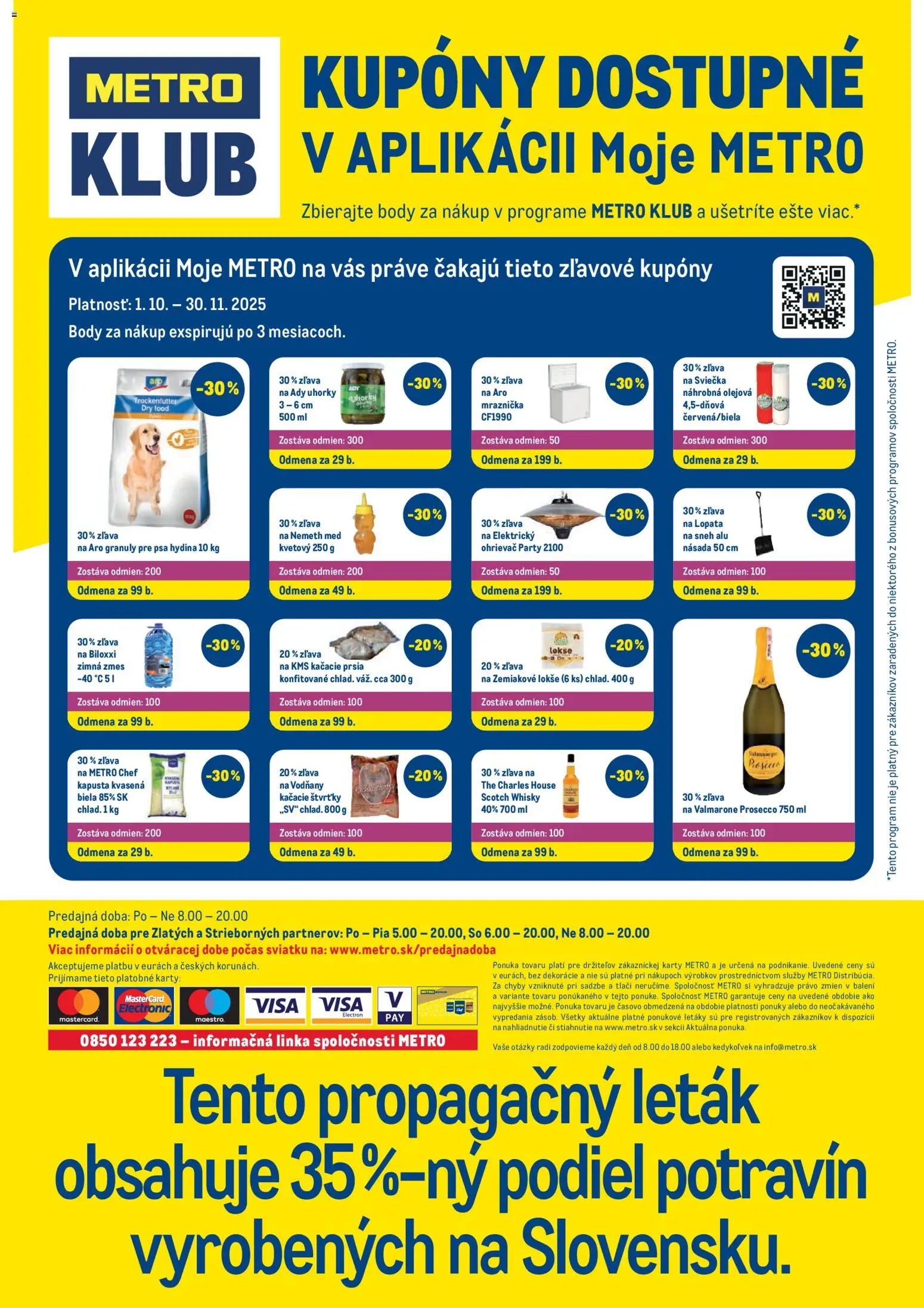 Nové Metro akcie – leták je platný od 05.11.2025 | Strana: 40 | Produkty: Ohrievač, Kačacie prsia, Whisky, Med