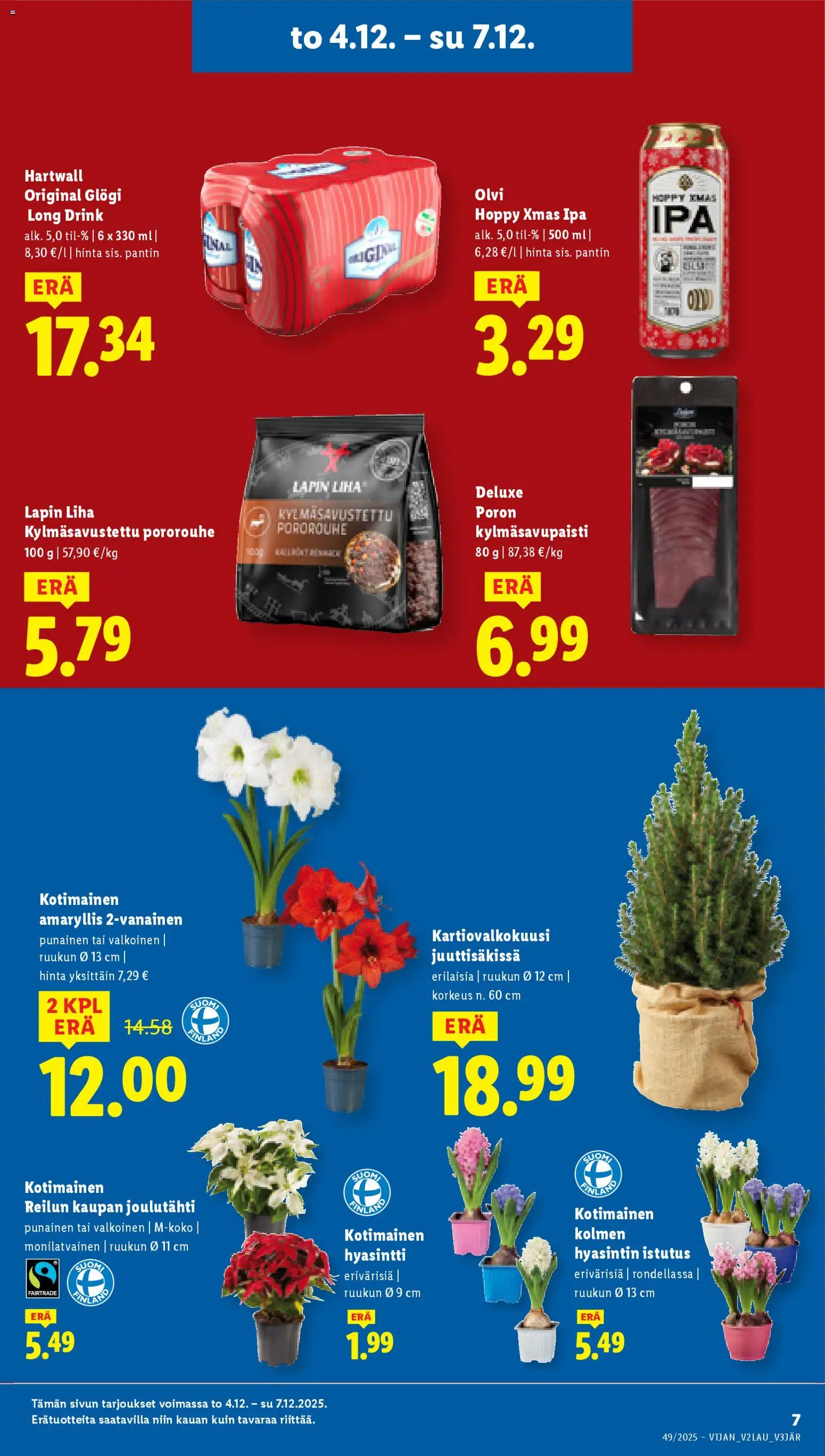 Lidl tarjoukset - Rovaniemi – voimassa 04.12.2025 alkaen | Sivu: 7