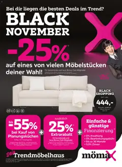 Mömax - Black Friday ab 17.11.2025 gültig