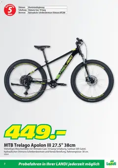 Landi Aktionen Fahrfreude ab 28.01.2026 gültig | Seite: 7 | Produkte: Mountainbike