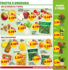 Anteprima del volantino PENNY volantino valido a partire dal 26.03.2026 | Pagina: 7 | Prodotti: Fragole, Patate, Frutta, Forno