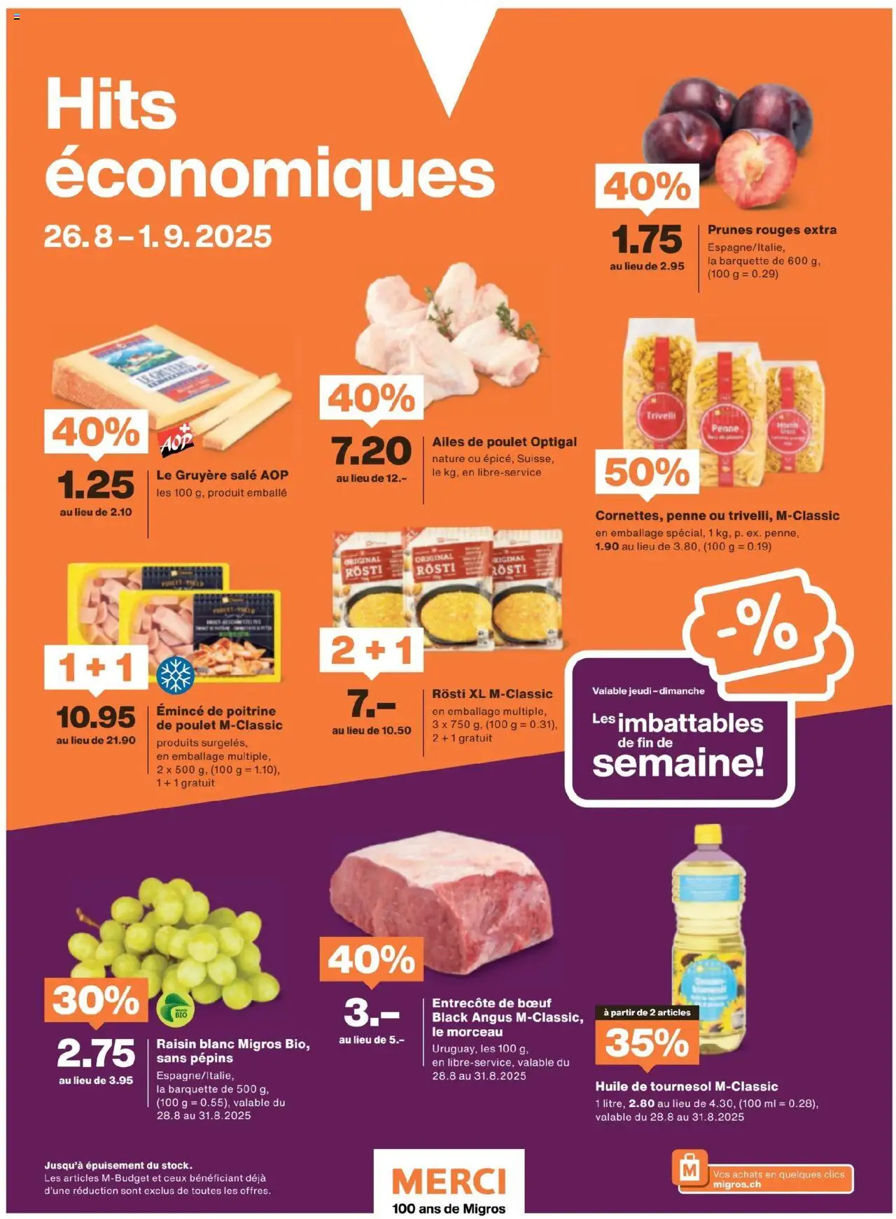 Migros - Magazin FR ab 25.08.2025 | Seite: 48 | Produkte: Pasta