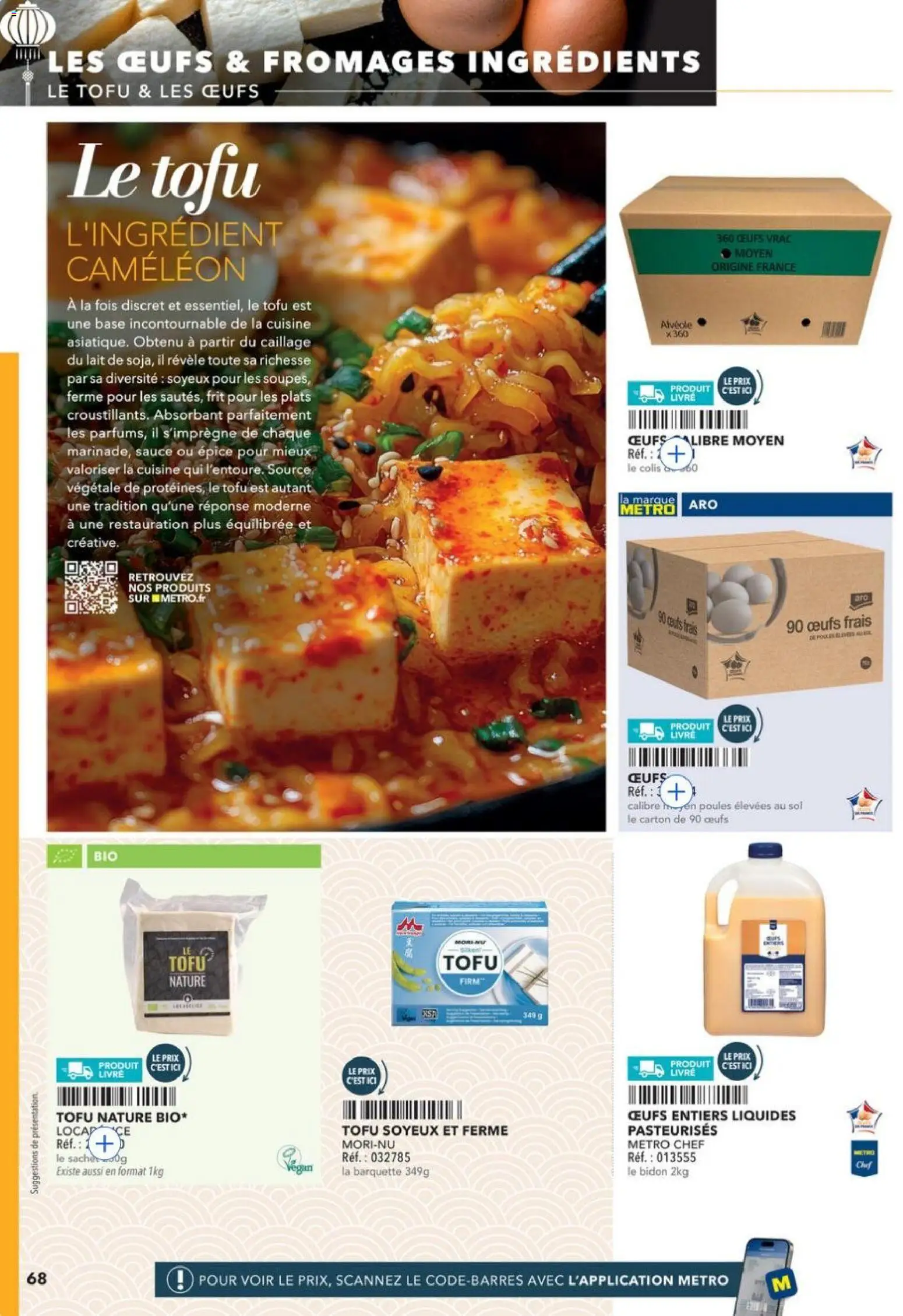 {H1} | Page: 68 | Produits: Base, Lait, Œufs, Livre