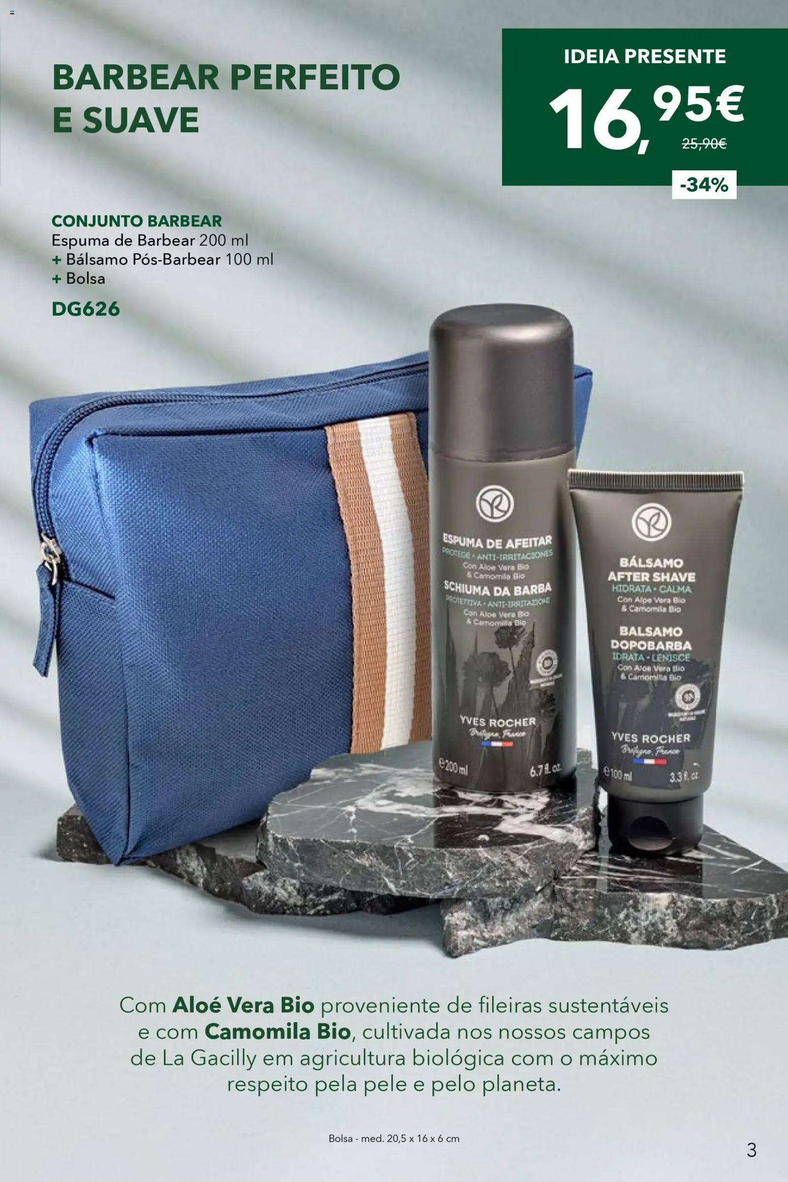 Yves Rocher - Dia do pai  │ válido de 02.03.2026 | Página: 3 | Produtos: Bolsa, Espuma de barbear