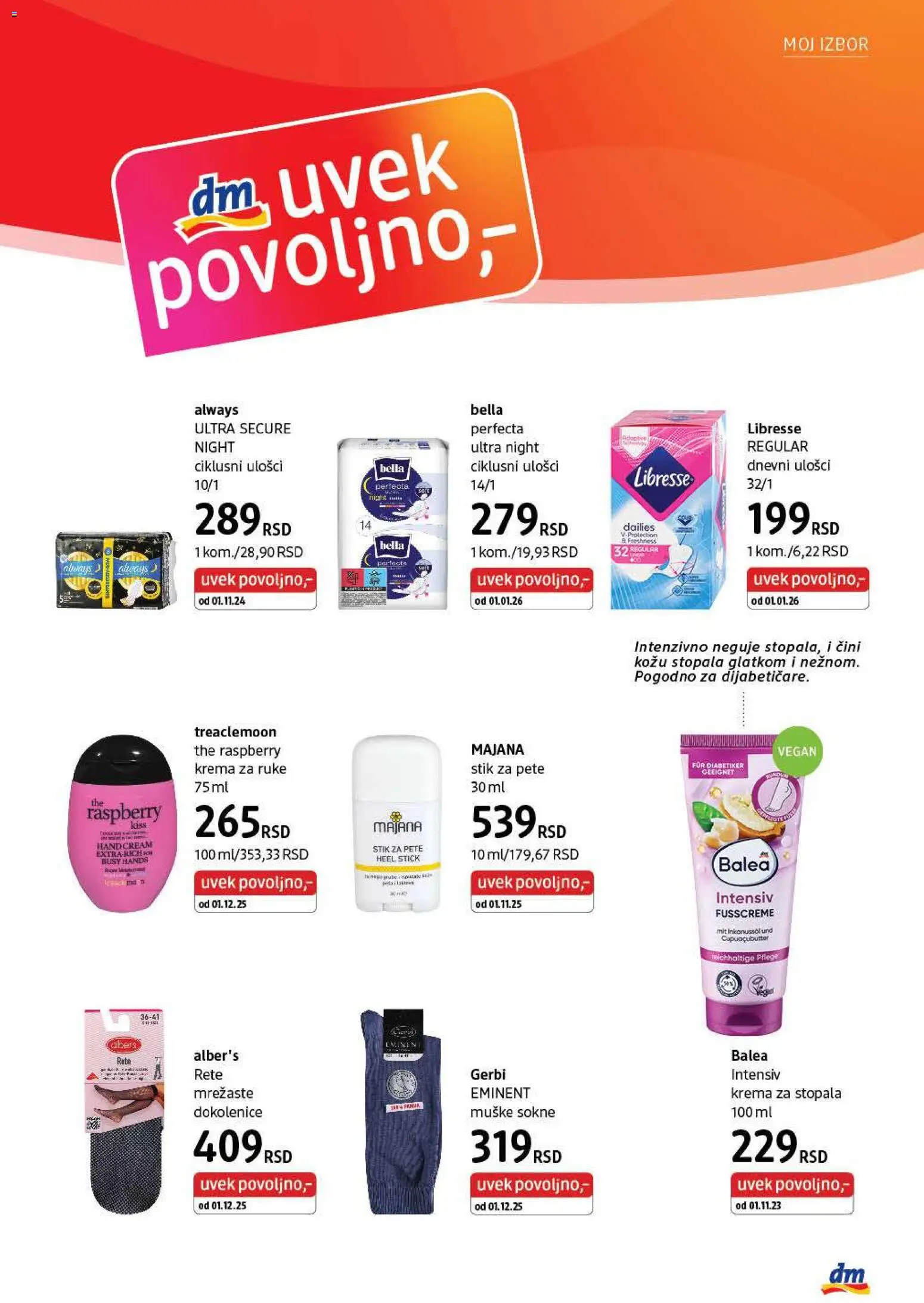 DM Drogerie katalog - važi od 01.02.2026 | Strana: 29 | Proizvode: Krema, Krema za ruke