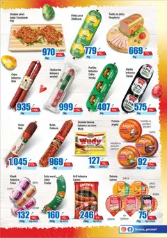 Čajna kobasica Mak, Čajna kobasica - pregled Trnava Promet kataloga - važi od 02.04.2026 | Strana: 3 | Proizvode: Mak, Šunka, Kobasica, Pašteta