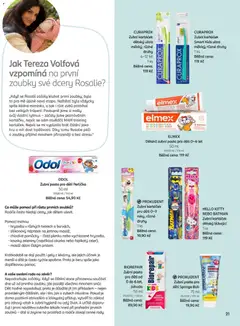 Náhled letáku ELMEX Dětská zubní pasta pro děti 0-6 let, Dětská zubní pasta pro děti 0-6 let, 50 ml od 08.10.2025 | Strana: 21