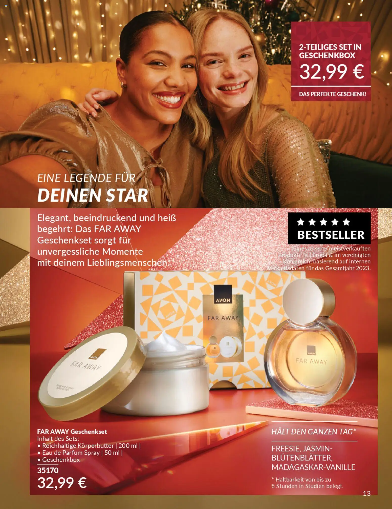 AVON Weihnachtsgeschenkideen – gültig ab 01.11.2025 | Seite: 13 | Produkte: Parfüm, Eau de Parfum