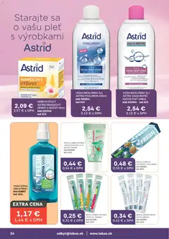 Labaš leták platný od 30.01.2026 | Strana: 24 | Produkty: Olej, Mandľový olej, Zubná pasta, Ústna voda