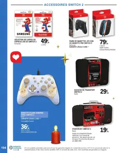 E.Leclerc - Prévisualisation de E.Leclerc Catalogue  spécial Noël valide à partir de 11.11.2025 | Page: 104 | Produits: Câble, Étui, Jeux