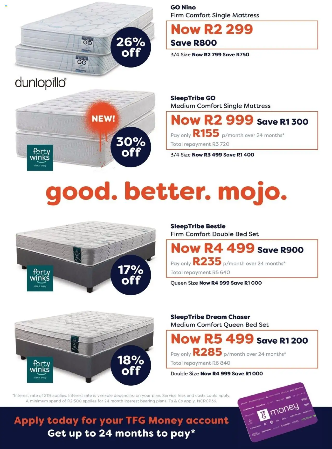 Dial-a-Bed - Mojo Beds Opening Sale Catalogue │ valid from 25.08.2025 | Page: 2 | Products: Double bed, Queen bed, Bed, Mattress